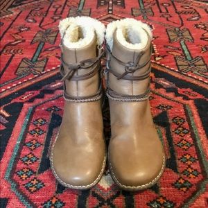Ugg shearling lined moccasins. Size 8
